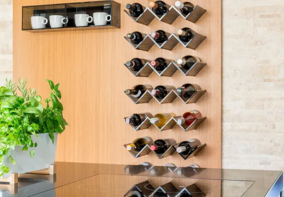 wine-rack-and-herb-planter-in-modern-kitchen